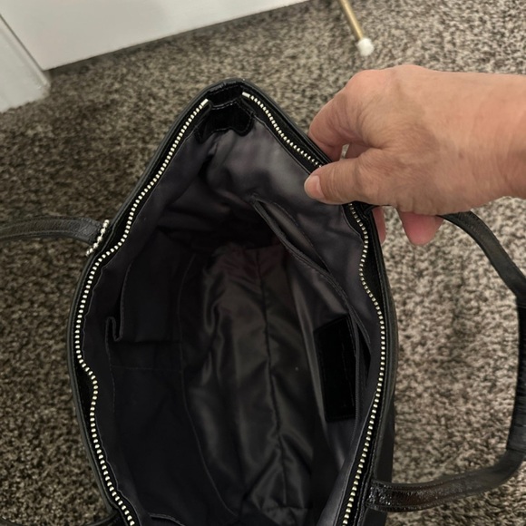 Coach F17567 Signature Studded Dark Gray Tote Bag - Picture 4 of 5